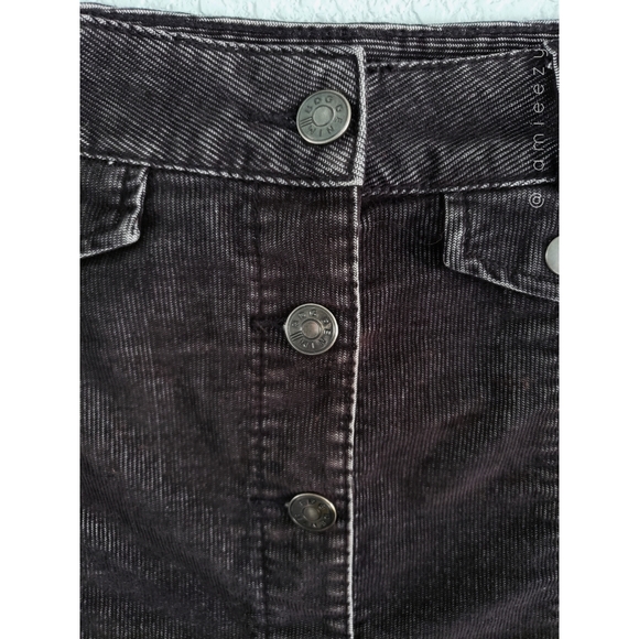 BDG | Corduroy A-Line Button-Front Mini Skirt - Picture 3 of 11